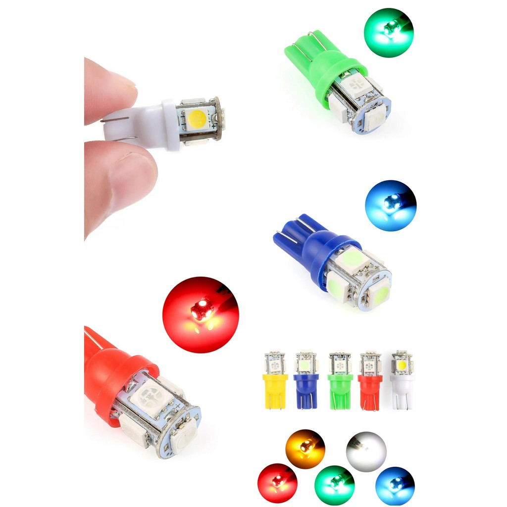 ĐÈN LED XI NHAN DEMI 5 TIM XE MÁY CHÂN T5