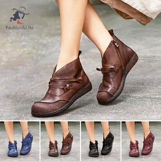 Bốt Nữ Thời Trang Vintage Cá Tính