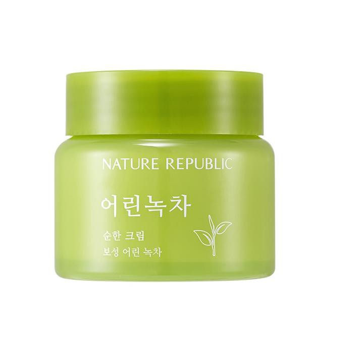 (Hàng Mới Về) Kem Trà Xanh Nature Republic Dịu Nhẹ