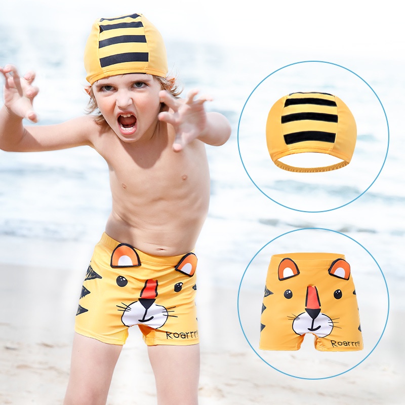 Quần bơi bé trai hình ngộ nghĩnh chất thun co dãn cực đẹp