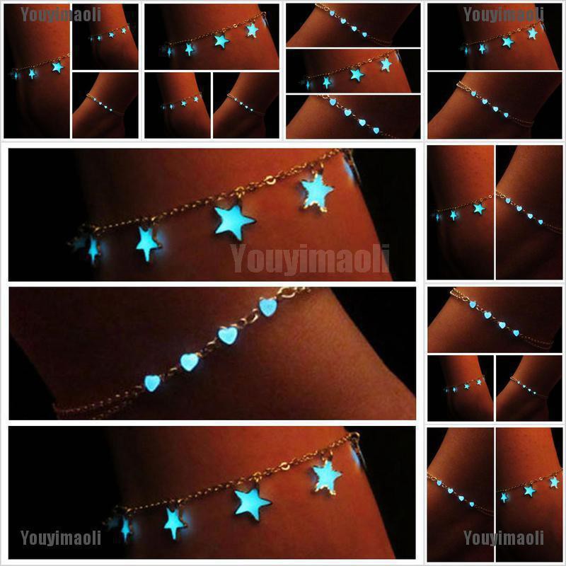 Vòng lắc chân dạ quang xinh xắn dành cho nữ | BigBuy360 - bigbuy360.vn