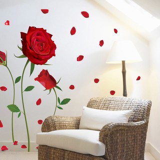Decal Dán Tường Hoa Hồng