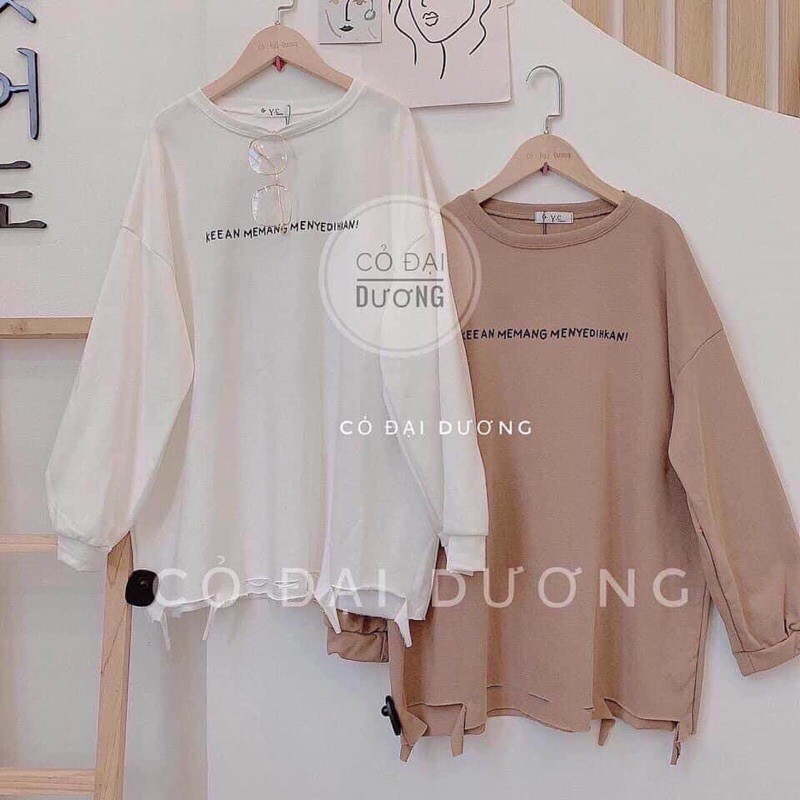 [Xả Kho 08]Áo Thun Keep Tay Dài Unisex❤Sweater Phông Dáng Suông Basic Kiểu Dáng Ulzzang Nam Nữ