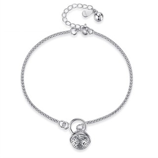 Lắc Chân Bạc Nữ Chuông Chất Liệu Bạc S925 Cao Cấp Thương Hiệu Bảo Ngọc Jewelry LC-1544