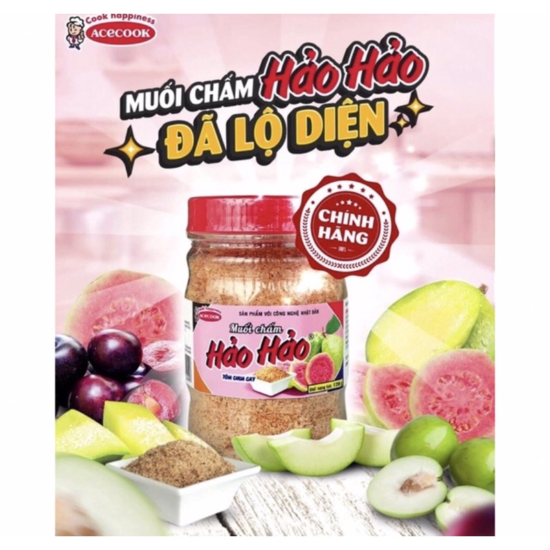 Bột canh Hảo Hảo chấm hoa quả lọ 120g