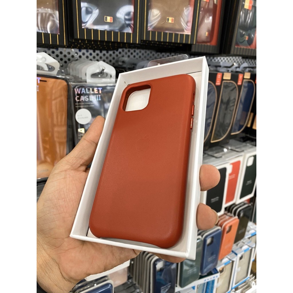 [Mã ELFLASH5 giảm 20K đơn 50K] Ốp lưng da Leather case IPhone 11-IPhone 11 Pro-IPhone 11 Pro Max - Huco Việt Nam