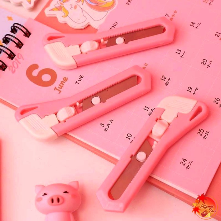 Dao rọc giấy mini AOBA PINKY tiện dụng