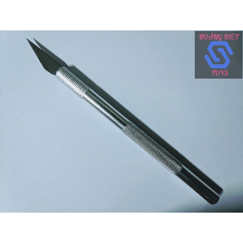 Dao trổ, khắc thủ công cán tròn kèm 6 lưỡi dao