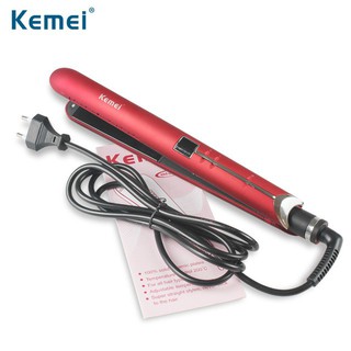 Máy duỗi tóc kiêm làm xoăn tóc đa năng có chỉnh nhiệt kemei km-2205