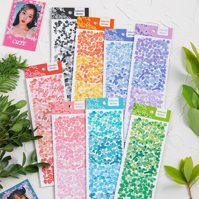 Hình Dán Stickers Dây Lá cây nhiều màu sắc trang trí Toploder/ảnh
