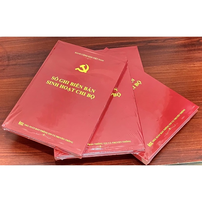 Sổ Ghi Biên Bản Sinh Hoạt Chi Bộ - 2023