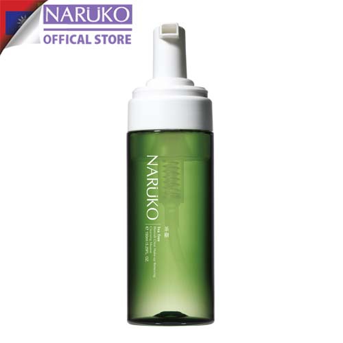 Nước tẩy trang dạng bọt trà tràm Naruko Tea Tree Blemish Clear Makeup Removing Cleansing Mousse 150 ml (Bản Đài)