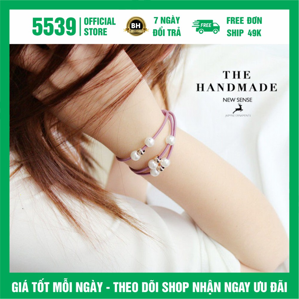 Dây cột tóc hàn quốc dễ thương nhiều màu thích hợp mọi lứa tuổi - Shop 5539