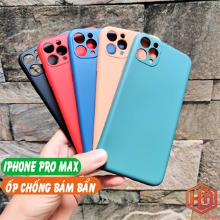 Ốp lưng Iphone 11 Pro Max dẻo CHỐNG BẨN nhiều màu
