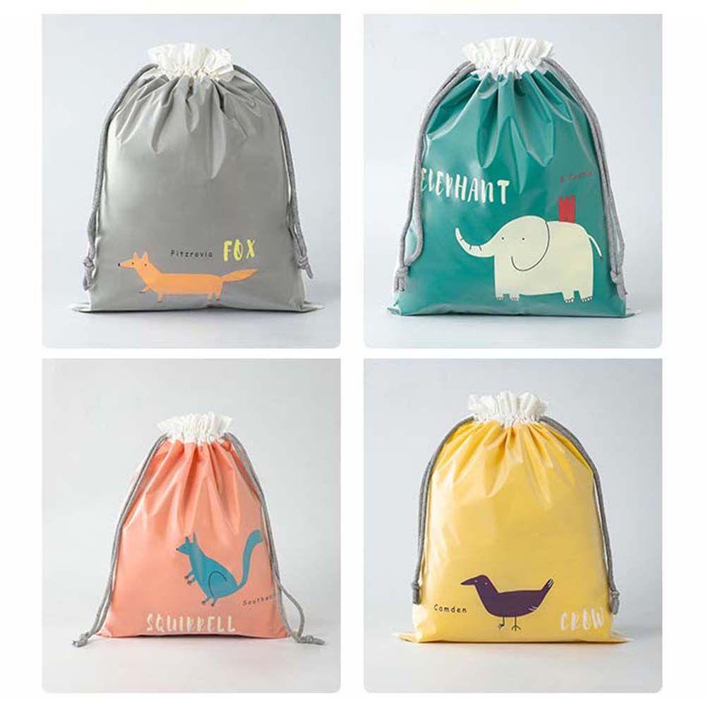 Túi Dây Rút Đựng Mỹ Phẩm Hai Lớp Dễ Thương