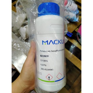 Potassium hexafluorozirconate , Kali hexaflozirconat - K2ZrF6 - Lọ 500g