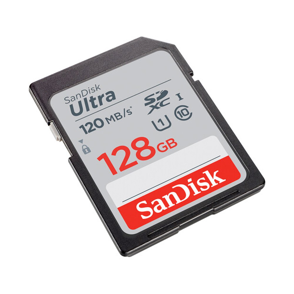 Thẻ nhớ Máy Ảnh SDXC SanDisk Ultra 32GB / 64GB / 128GB 800x 120MB/s (Xám)