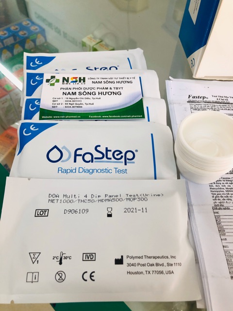 ❤️ Que thử test thử ma tuý 4 chân Fastep của Mỹ Que test thử ma túy tổng hợp 4 chân Fastep thử nước tiểu FASTEP