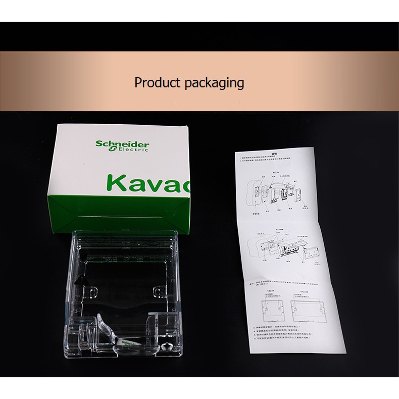 Mặt che mưa phòng thấm nước dùng cho công tắc, ổ cắm mặt vuông IP55 Schneider