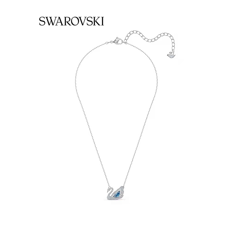 Dây Chuyền Mặt Thiên Swarovski Silver DAZZLING Swan Necklace Nga Đính Đá Pha Lê Lấp Lánh Thời Trang Cho Nữ
