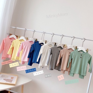 BỘ TĂM LẠNH MINKY MOM DÀI TAY CHO BÉ