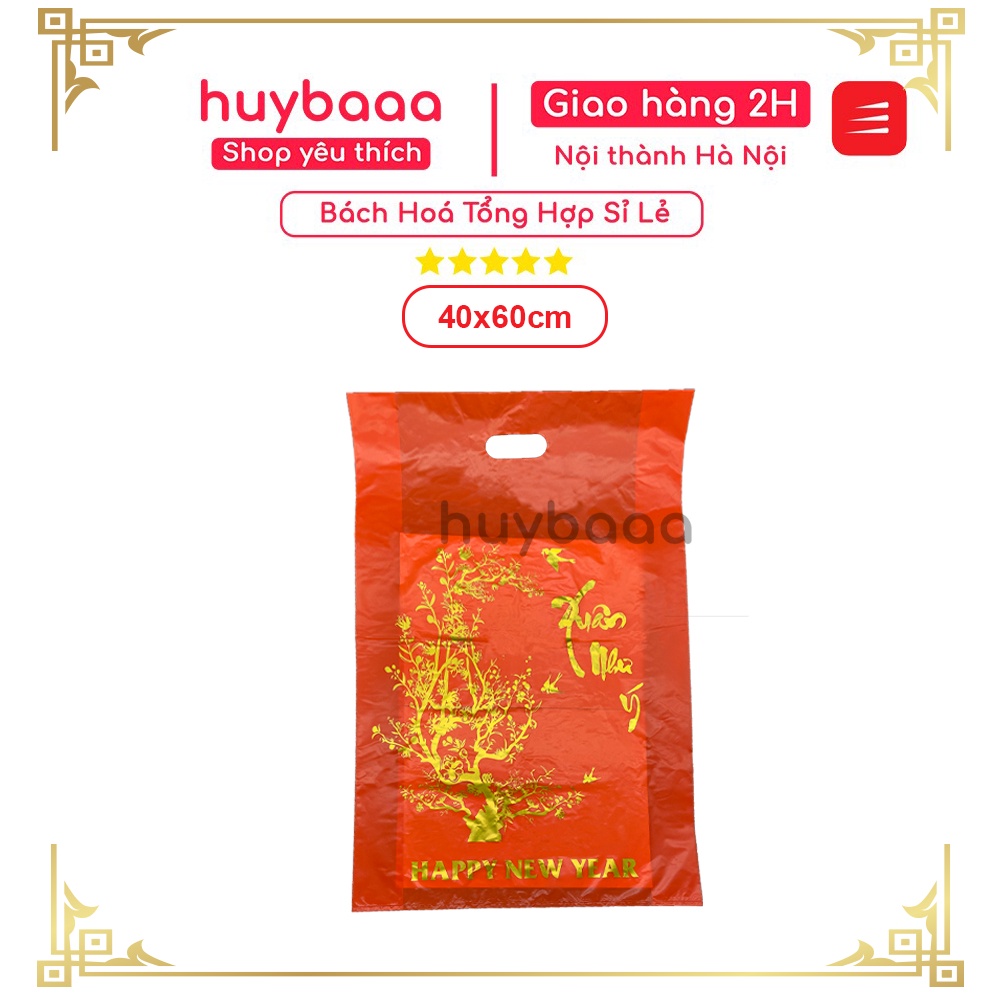 [SỈ/BUÔN] TÚI CHÚC MỪNG NĂM MỚI HD ĐỎ Siêu Dai- Có Cỡ To Đựng Giỏ Quà