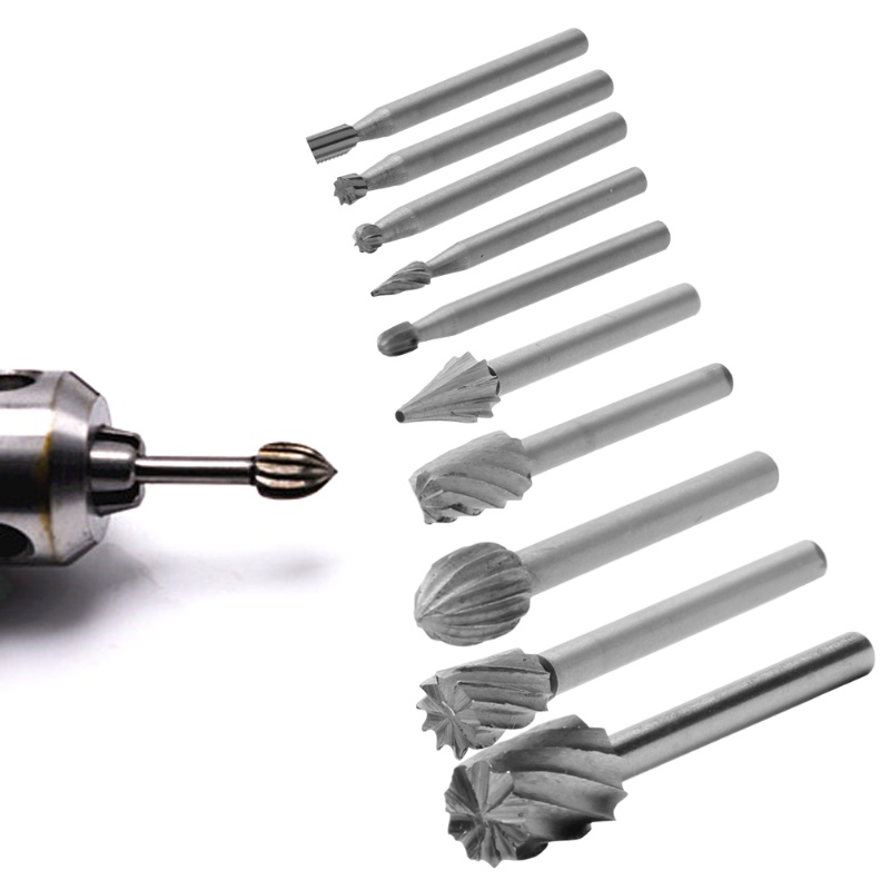 Set 10 đầu mài đánh bóng gỗ chuyên dụng