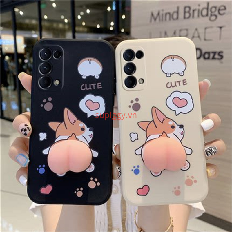 Ốp Lưng Hình Quả Đào 3d Cho Oppo A5S A3S F11 F9 A52 A91 A92S A92020 A52020 A93 A55 R17
