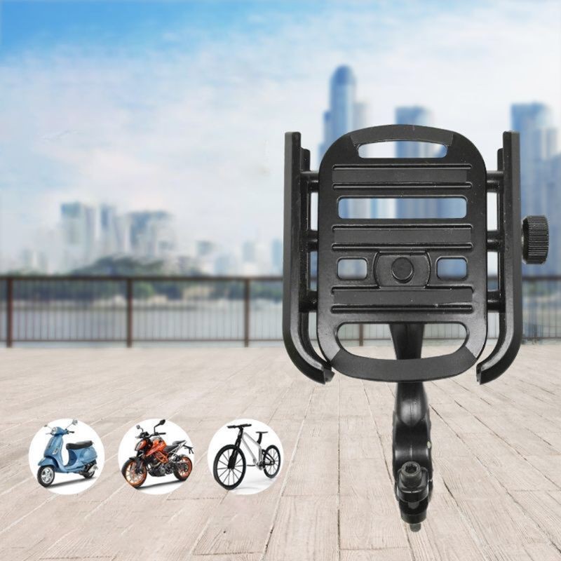 CRE Aluminum Universal Bicycle Phone Holder Scooter Bike Handlebar Phone Mount Stand