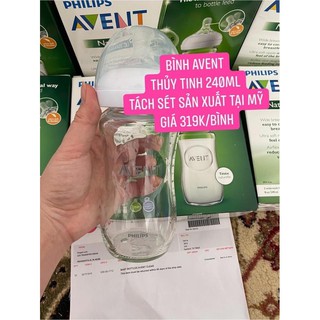 Bình sữa Avent Thuỷ tinh 240ml