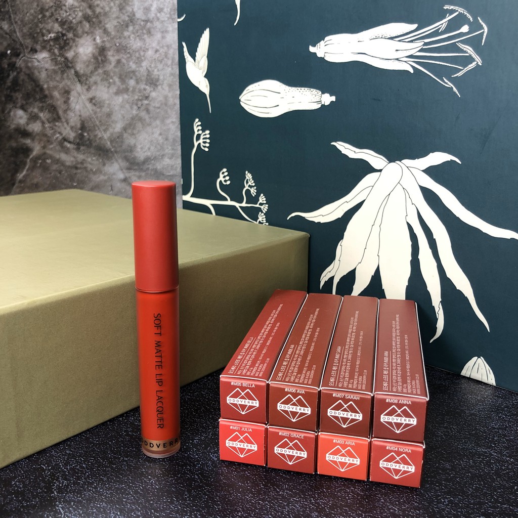 {THANH LÝ} Son Kem Lì ODDVERRY Soft Matte Lip Lacquer 4.5g