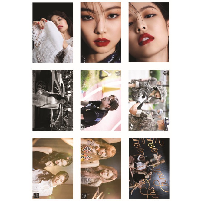 Lomo card ảnh nhóm BLACKPINK update Twitter 3 full 54 ảnh