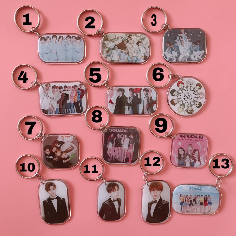 Móc khoá nhựa KPOP