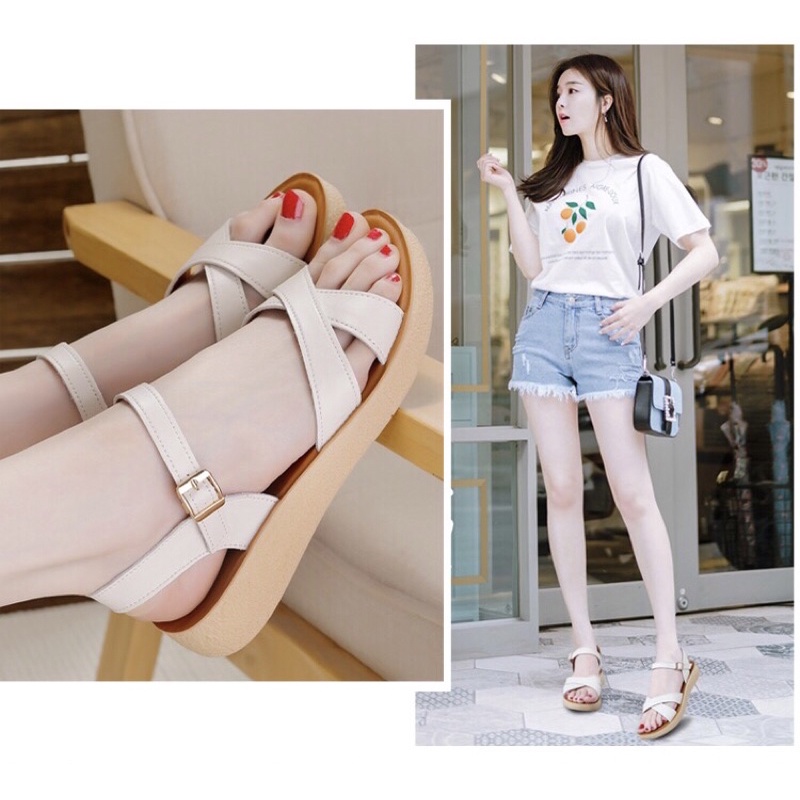 Dép Xăng Đan Nữ Dáng Bệt Trẻ Trung Thanh Lịch E8