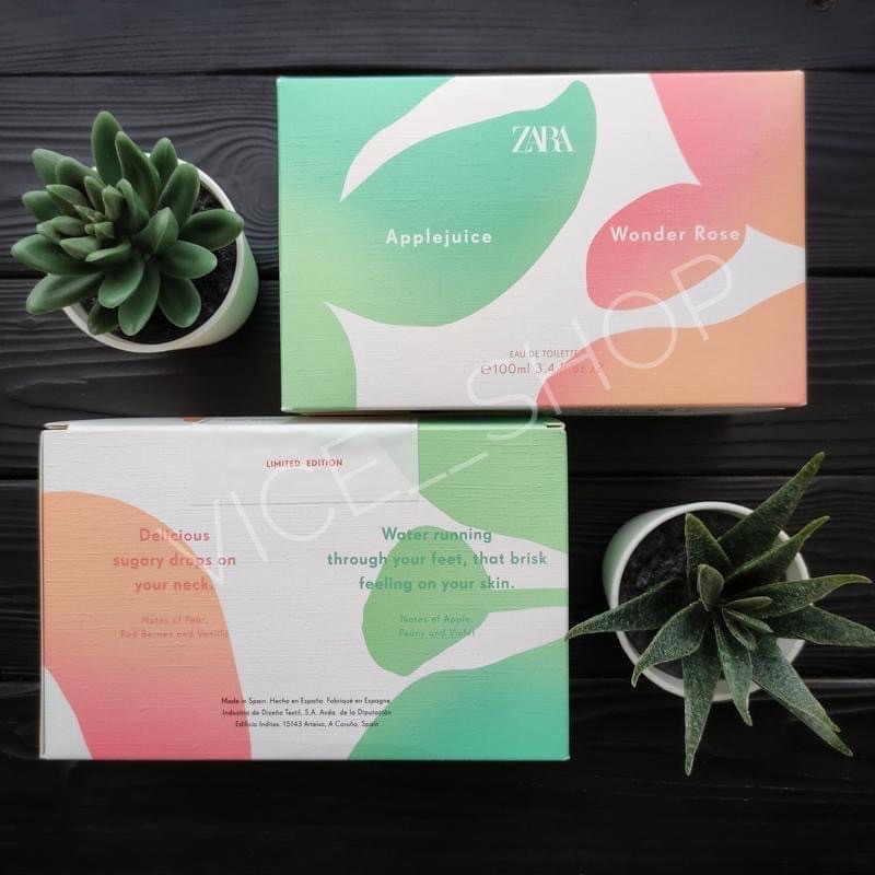 🌹🍎SET NƯỚC HOA ZARA WONDEROSE- APPLEJUICE 🌹🍎