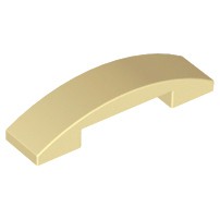 Gạch Lego 4 x 1, 1x4 Cong về 2 bên, dốc 2 đầu / Lego Part 93273: Slope, Curved 4 x 1 Double