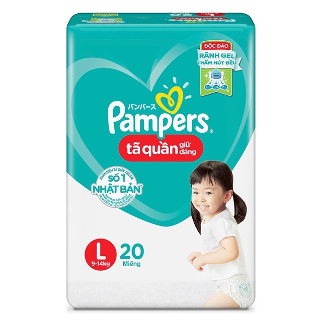 Tã Quần Pampers Giữ Dáng Mới Size M22