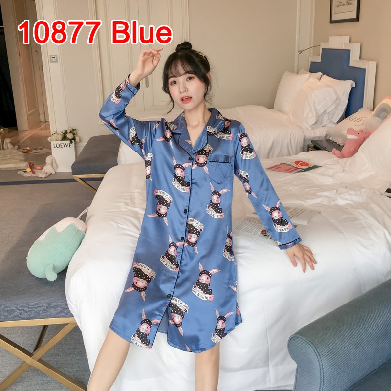 Đầm ngủ lụa thiết kế dễ thương cho nữ | BigBuy360 - bigbuy360.vn