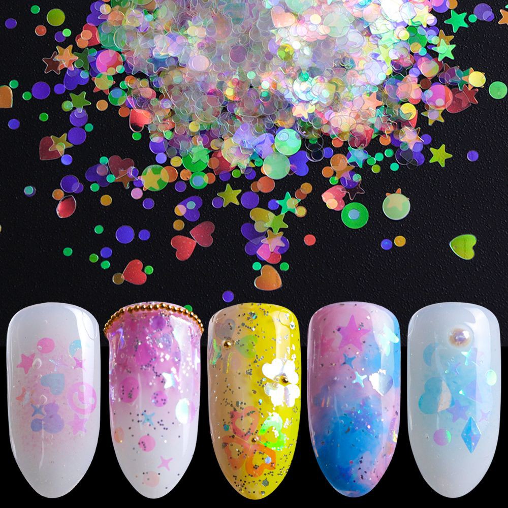 [Hàng mới về] Hủ sequin đính móng trang trí nghệ thuật 3D nhiều mẫu tùy chọn