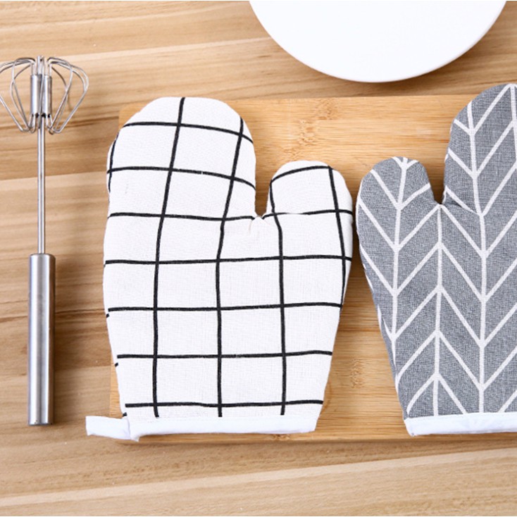 Bao tay carô chống nóng (giá bán 1 cái)