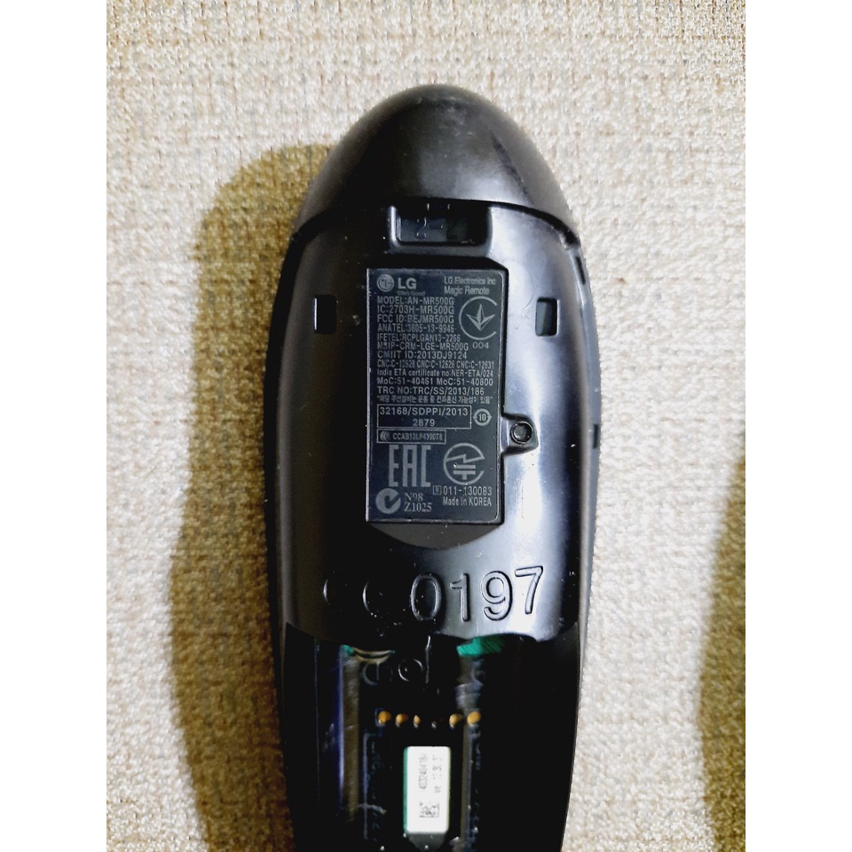 Remote Điều khiển giọng nói chuột bay TV LG AN-MR500 - Hàng chính hãng theo máy Made in Korea + Tặng kèm Pin
