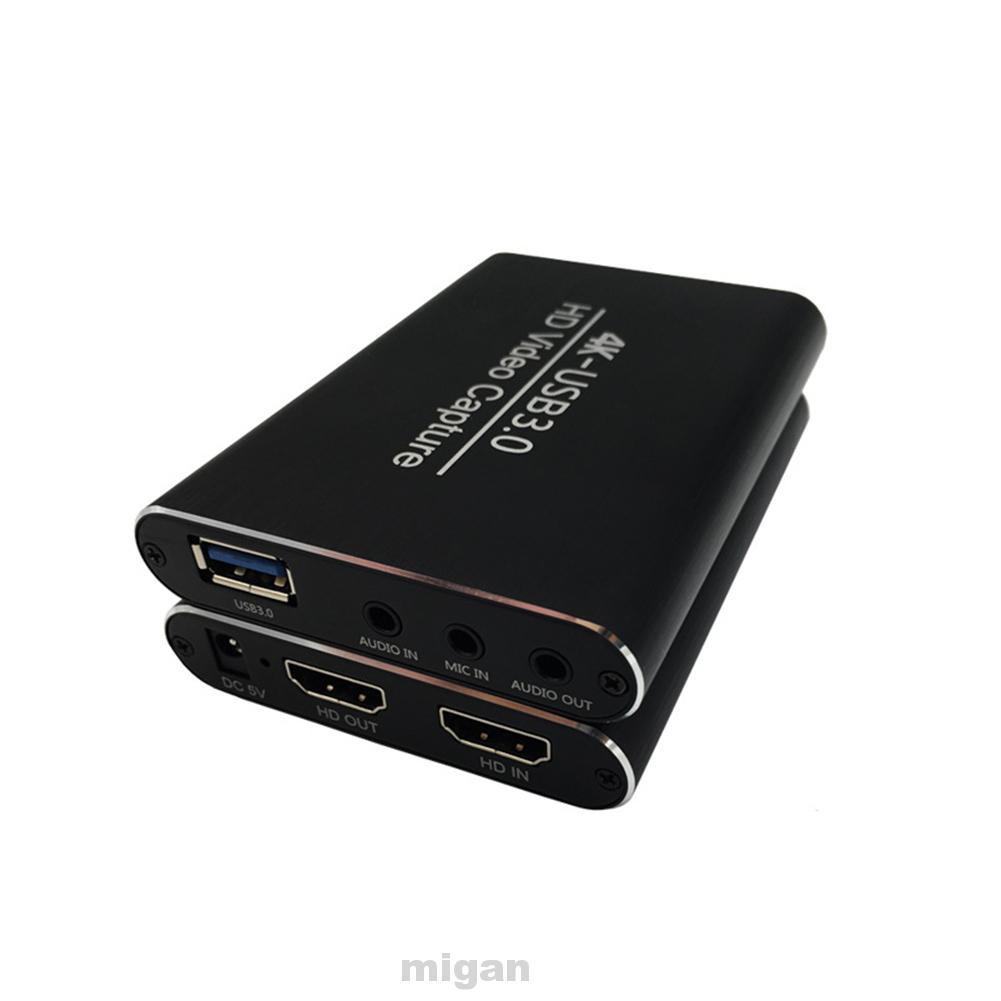 HDMI USB3.0 Aluminum Alloy Universal Portable HD 1080P Broadcasting Live Streaming Game Recording Video Capture Card