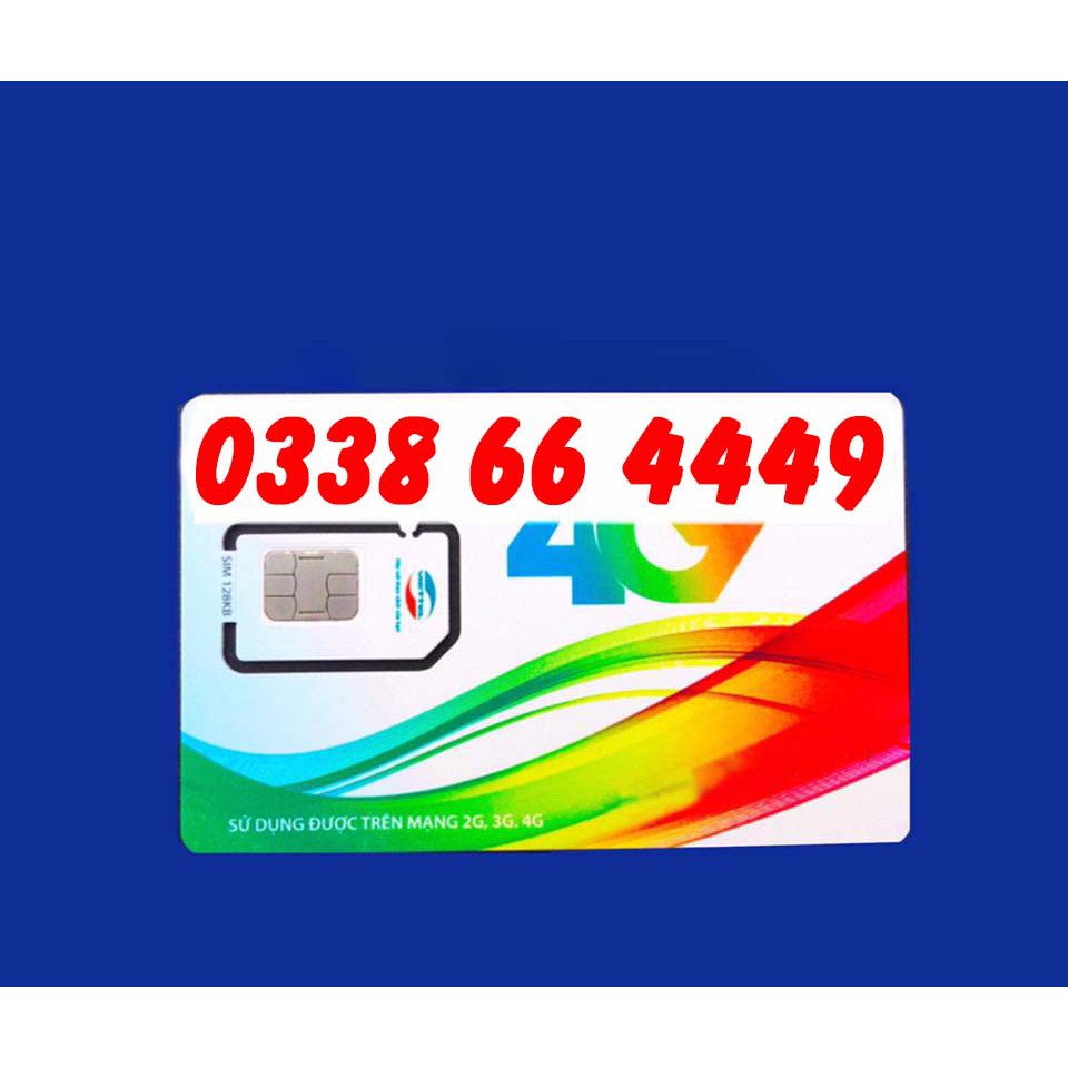 0338 66 4449 - Sim Số Đẹp Viettel Đầu 03 - Sim Thần Tài