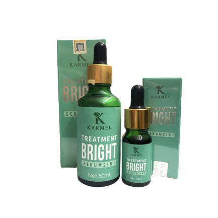 Serum căng bóng trắng da, mờ thâm nám dưỡng da, cấp nước đều màu da 10ml, 50ml - Treatment Bright 2in1 Kamel