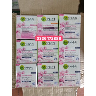 Kem Dưỡng Trắng Da Garnier Sakura White Thái Lan BAN ĐÊM