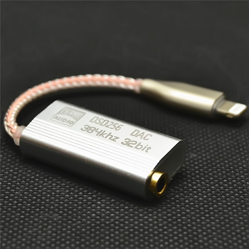 Bộ Khuếch Đại Âm Thanh Dac Es9318 Hifi Cho ĐT táo Ios Android Cổng Type C Sang 3.5mm