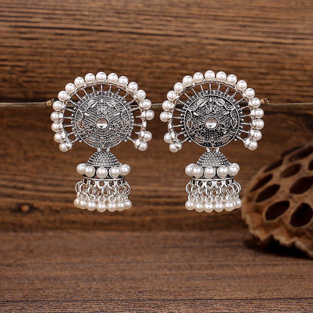 MELODG Bông Tai Phong Cách Ấn Độ Cổ Điển Sang Trọng