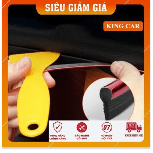 Chỉ viền, nẹp chỉ viền nhựa PVC mạ điện trang trí nội thất ô tô - Shop KingCar