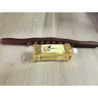 gậy hạt chải thông kinh lạc kèm chai td gừng 750 ml .