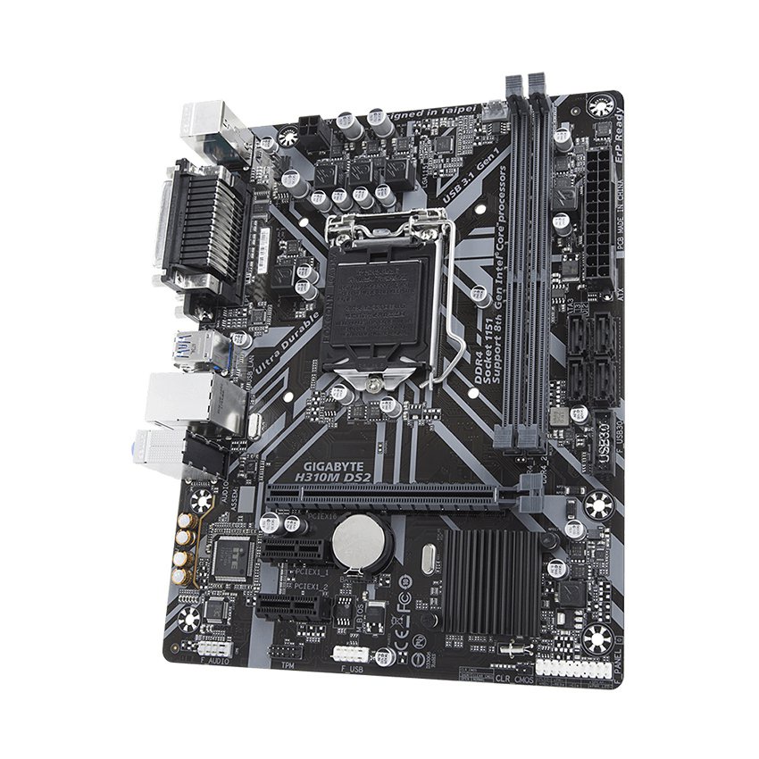 Mainboard GIGABYTE H310M-DS2 (Intel H310, Socket 1151, m-ATX, 2 khe RAM DDR4) - Đã Qua Sử Dụng